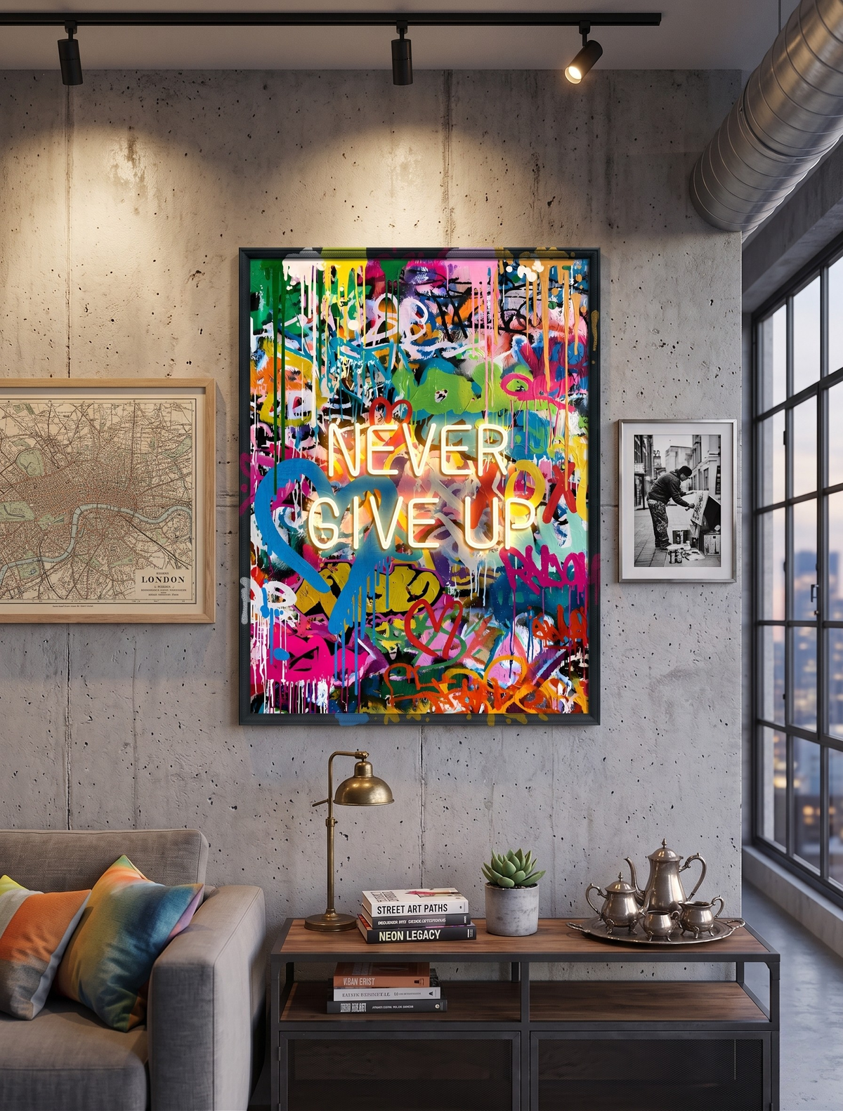 Motivational LED Wall Art