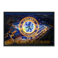 Chelsea FC LED Wall Art – Stamford Bridge & Club Crest Canvas (93x63cm)