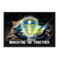 Leeds United LED Wall Art – Elland Road & Club Crest Canvas (93x63cm)