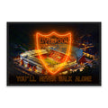 Liverpool FC LED Wall Art – Anfield & Club Crest Canvas (93x63cm)