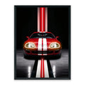 Redline Icon LED Wall Art – Japanese Sports Car Canvas (63x83cm)